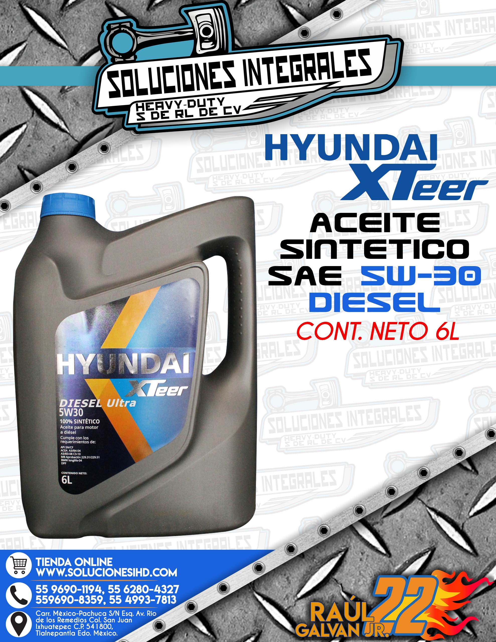 Hyundai xteer 5w30 6л